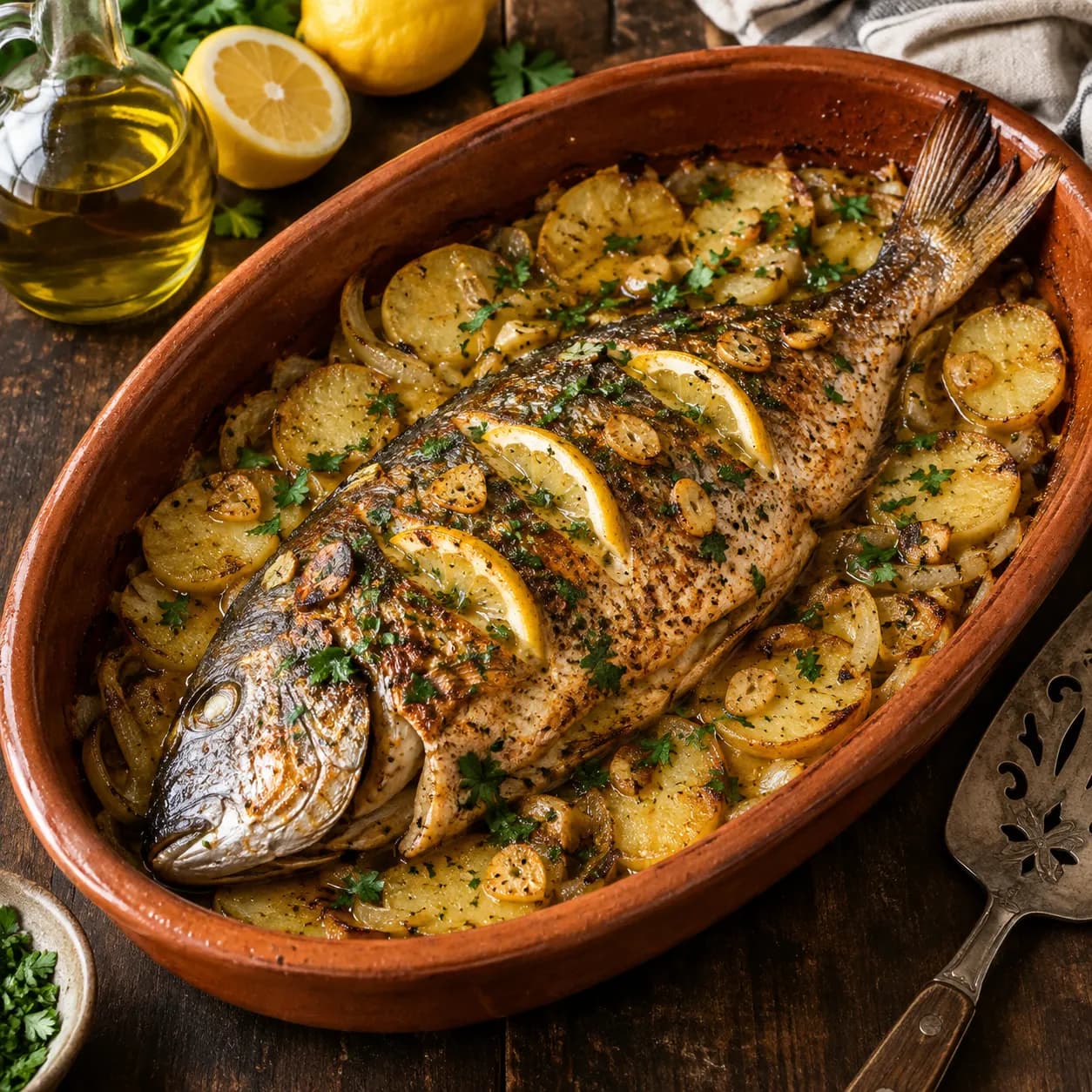 Besugo al horno