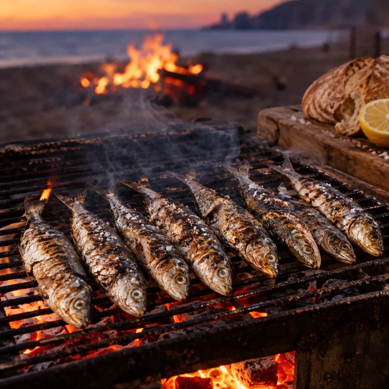 Sardinas asadas