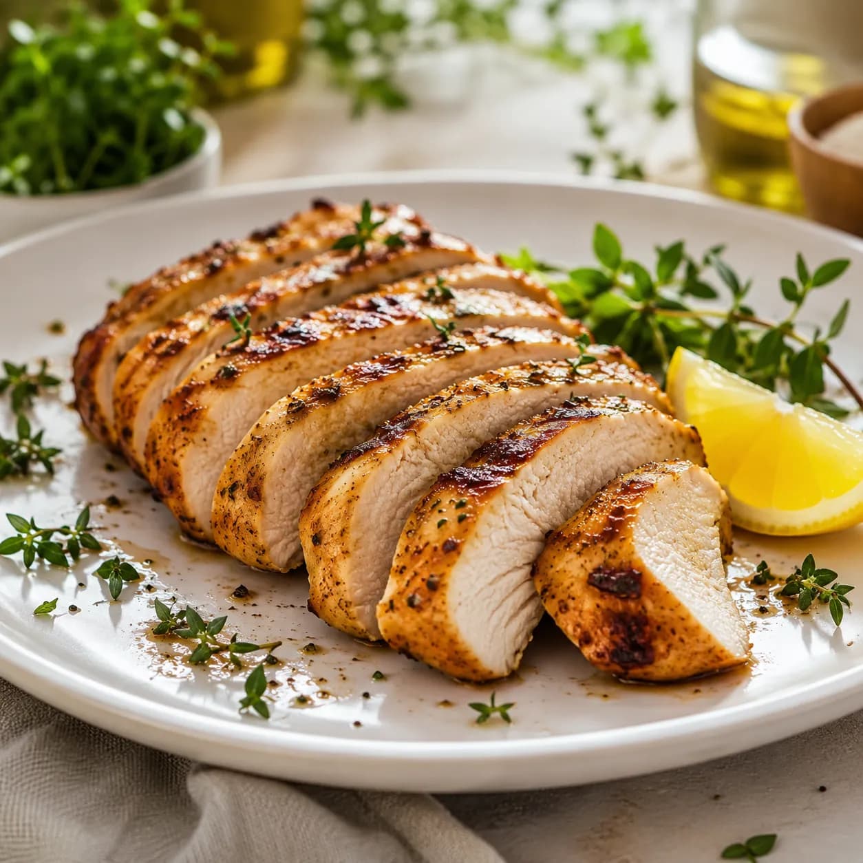 Pechugas de pollo con especias cajún y limón