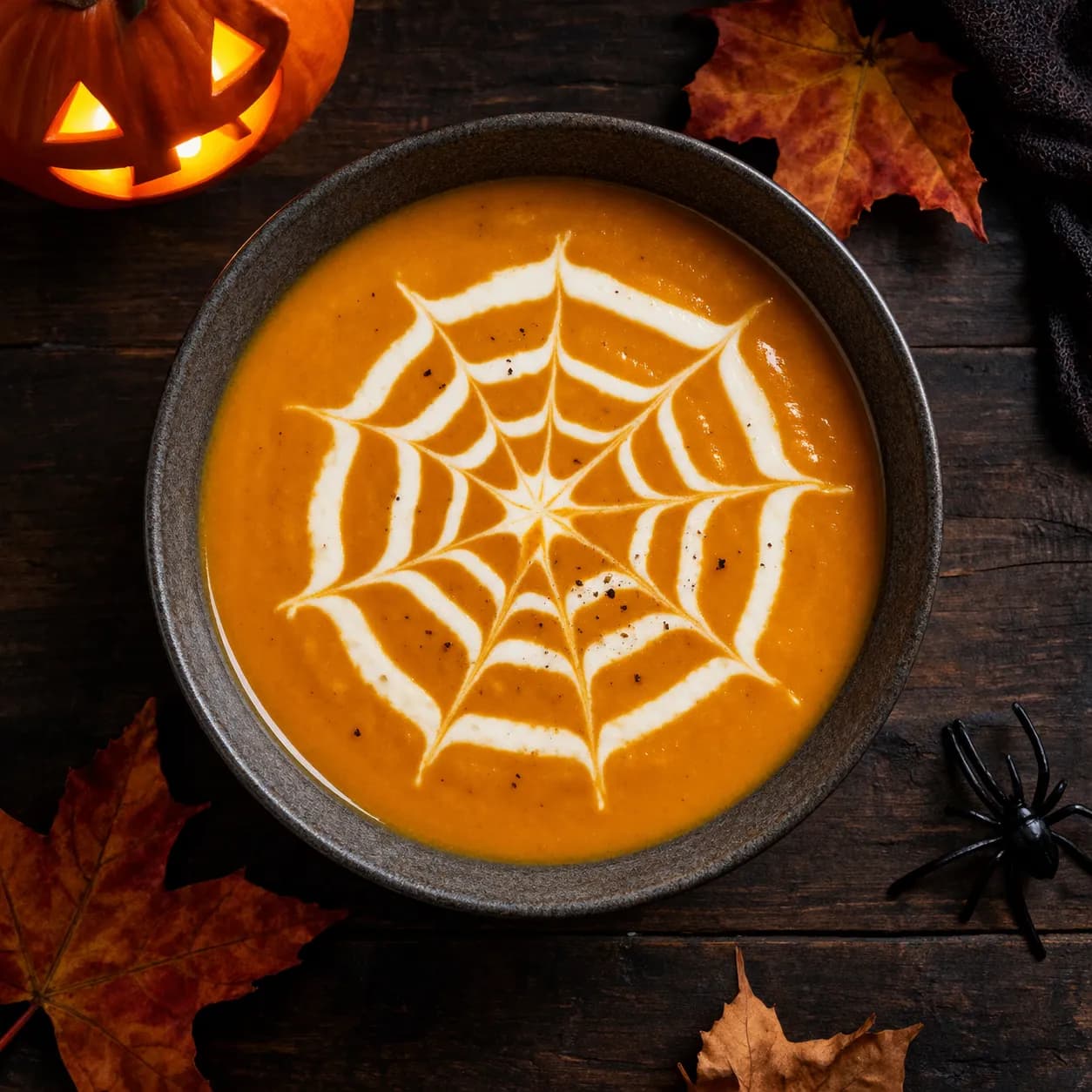 Poción de bruja (crema de calabaza)